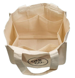 Organic Cotton 6-Pocket Tote Bag - OK&CO.